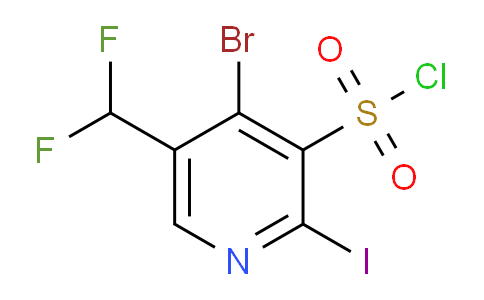 AM121019 | 1807028-14-3 | 4-Bromo-5-(difluoromethyl)-2-iodopyridine-3-sulfonyl chloride