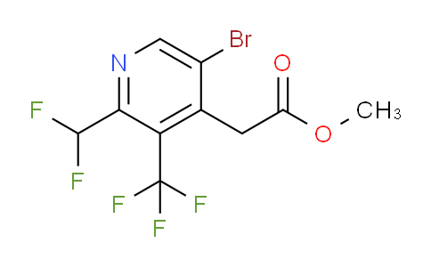 AM121030 | 1805257-11-7 | Methyl 5-bromo-2-(difluoromethyl)-3-(trifluoromethyl)pyridine-4-acetate