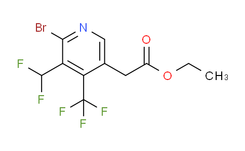 AM121034 | 1804672-17-0 | Ethyl 2-bromo-3-(difluoromethyl)-4-(trifluoromethyl)pyridine-5-acetate