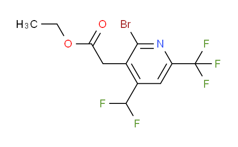 AM121046 | 1805380-17-9 | Ethyl 2-bromo-4-(difluoromethyl)-6-(trifluoromethyl)pyridine-3-acetate