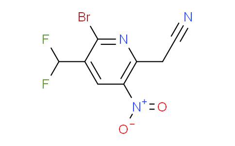 AM121072 | 1805443-44-0 | 2-Bromo-3-(difluoromethyl)-5-nitropyridine-6-acetonitrile