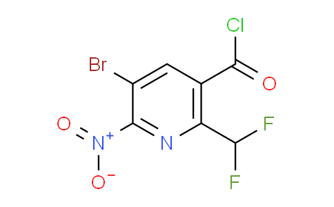 AM121075 | 1804844-06-1 | 3-Bromo-6-(difluoromethyl)-2-nitropyridine-5-carbonyl chloride