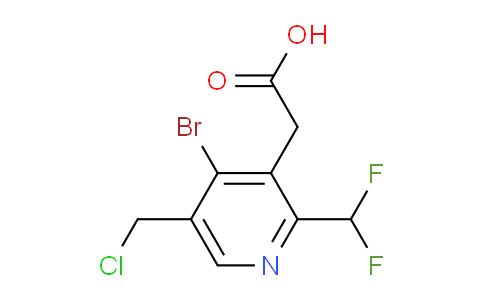 AM121109 | 1805962-55-3 | 4-Bromo-5-(chloromethyl)-2-(difluoromethyl)pyridine-3-acetic acid