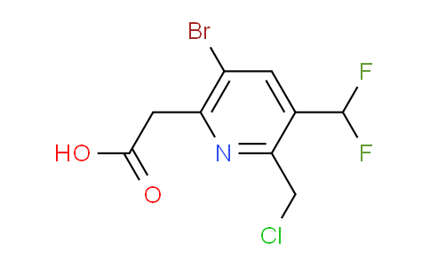 AM121110 | 1805044-35-2 | 5-Bromo-2-(chloromethyl)-3-(difluoromethyl)pyridine-6-acetic acid