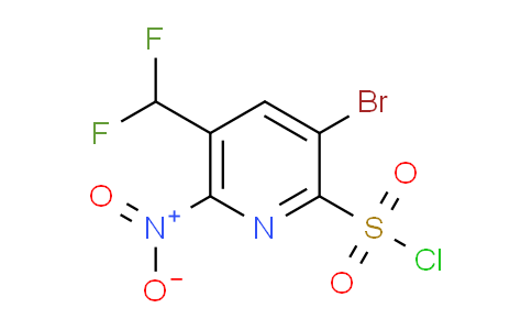 AM121119 | 1806998-47-9 | 3-Bromo-5-(difluoromethyl)-6-nitropyridine-2-sulfonyl chloride