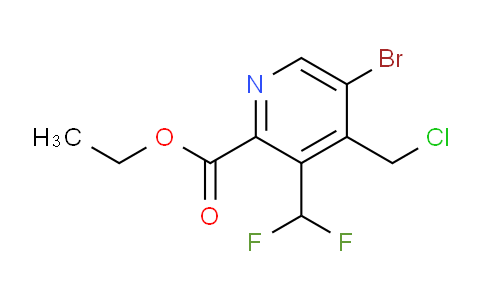 Ethyl 5-bromo-4-(chloromethyl)-3-(difluoromethyl)pyridine-2-carboxylate