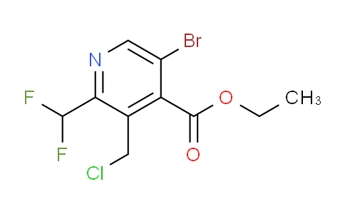 AM121185 | 1805393-08-1 | Ethyl 5-bromo-3-(chloromethyl)-2-(difluoromethyl)pyridine-4-carboxylate