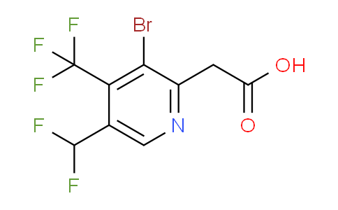 AM121191 | 1806921-97-0 | 3-Bromo-5-(difluoromethyl)-4-(trifluoromethyl)pyridine-2-acetic acid