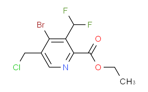 Ethyl 4-bromo-5-(chloromethyl)-3-(difluoromethyl)pyridine-2-carboxylate