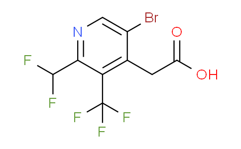 AM121197 | 1805047-80-6 | 5-Bromo-2-(difluoromethyl)-3-(trifluoromethyl)pyridine-4-acetic acid