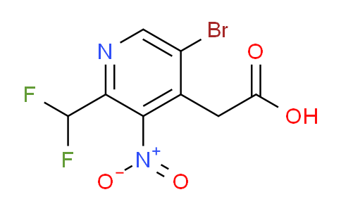 AM121223 | 1806860-29-6 | 5-Bromo-2-(difluoromethyl)-3-nitropyridine-4-acetic acid