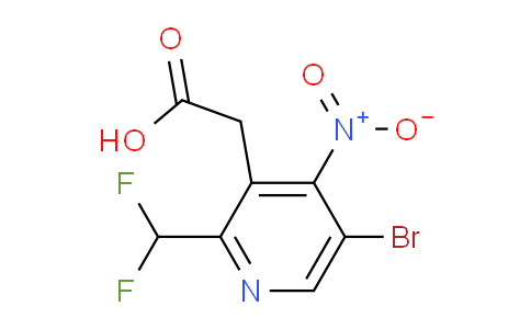 AM121225 | 1805935-85-6 | 5-Bromo-2-(difluoromethyl)-4-nitropyridine-3-acetic acid