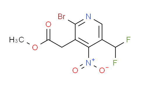 AM121240 | 1806860-46-7 | Methyl 2-bromo-5-(difluoromethyl)-4-nitropyridine-3-acetate