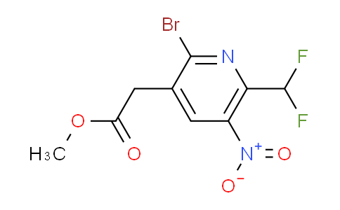 AM121248 | 1804433-05-3 | Methyl 2-bromo-6-(difluoromethyl)-5-nitropyridine-3-acetate