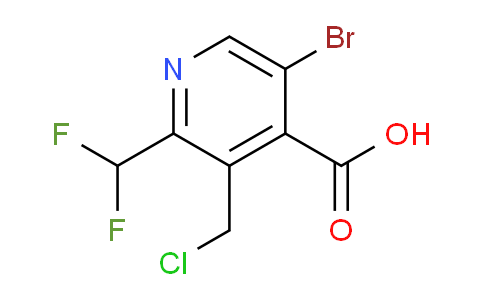 AM121288 | 1805044-22-7 | 5-Bromo-3-(chloromethyl)-2-(difluoromethyl)pyridine-4-carboxylic acid