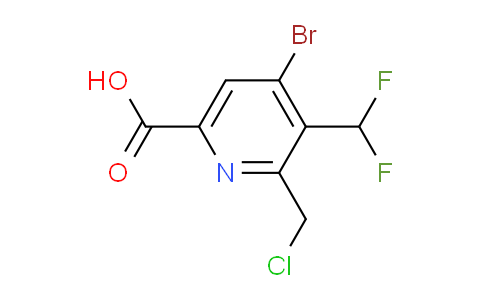 AM121291 | 1806917-14-5 | 4-Bromo-2-(chloromethyl)-3-(difluoromethyl)pyridine-6-carboxylic acid