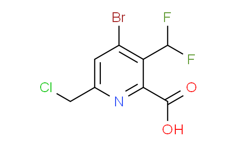 AM121294 | 1805371-05-4 | 4-Bromo-6-(chloromethyl)-3-(difluoromethyl)pyridine-2-carboxylic acid