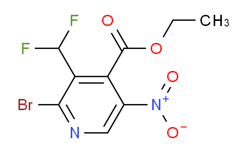 AM121303 | 1806996-65-5 | Ethyl 2-bromo-3-(difluoromethyl)-5-nitropyridine-4-carboxylate