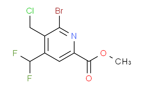 Methyl 2-bromo-3-(chloromethyl)-4-(difluoromethyl)pyridine-6-carboxylate