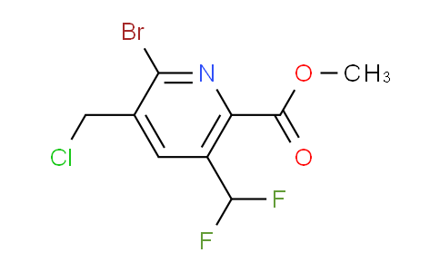 Methyl 2-bromo-3-(chloromethyl)-5-(difluoromethyl)pyridine-6-carboxylate