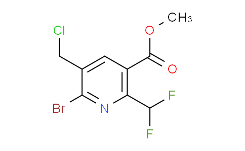 Methyl 2-bromo-3-(chloromethyl)-6-(difluoromethyl)pyridine-5-carboxylate