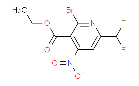 AM121318 | 1805249-94-8 | Ethyl 2-bromo-6-(difluoromethyl)-4-nitropyridine-3-carboxylate