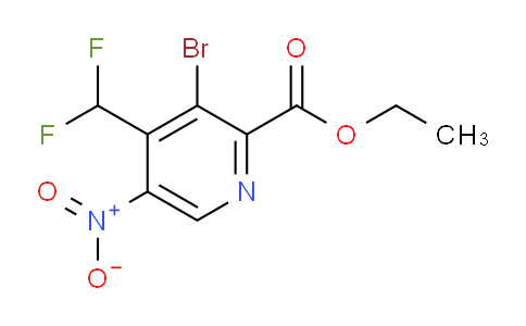 AM121324 | 1805448-94-5 | Ethyl 3-bromo-4-(difluoromethyl)-5-nitropyridine-2-carboxylate