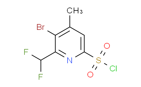 AM121327 | 1805442-66-3 | 3-Bromo-2-(difluoromethyl)-4-methylpyridine-6-sulfonyl chloride