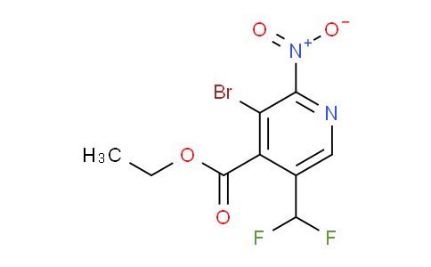 AM121328 | 1805449-07-3 | Ethyl 3-bromo-5-(difluoromethyl)-2-nitropyridine-4-carboxylate