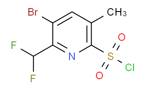 AM121329 | 1805938-67-3 | 3-Bromo-2-(difluoromethyl)-5-methylpyridine-6-sulfonyl chloride