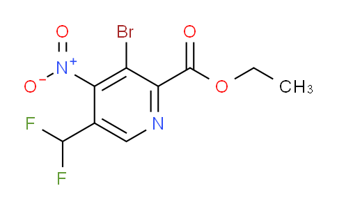 AM121330 | 1805341-25-6 | Ethyl 3-bromo-5-(difluoromethyl)-4-nitropyridine-2-carboxylate