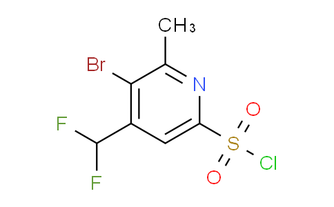 AM121333 | 1806919-41-4 | 3-Bromo-4-(difluoromethyl)-2-methylpyridine-6-sulfonyl chloride