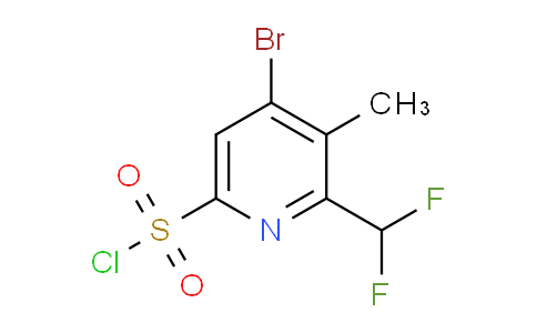 AM121342 | 1805250-31-0 | 4-Bromo-2-(difluoromethyl)-3-methylpyridine-6-sulfonyl chloride