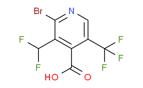 AM121349 | 1805395-12-3 | 2-Bromo-3-(difluoromethyl)-5-(trifluoromethyl)pyridine-4-carboxylic acid