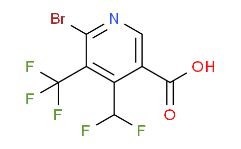 AM121352 | 1805044-80-7 | 2-Bromo-4-(difluoromethyl)-3-(trifluoromethyl)pyridine-5-carboxylic acid