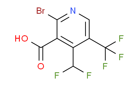 AM121354 | 1805395-17-8 | 2-Bromo-4-(difluoromethyl)-5-(trifluoromethyl)pyridine-3-carboxylic acid