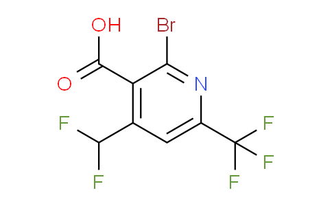 AM121356 | 1804670-64-1 | 2-Bromo-4-(difluoromethyl)-6-(trifluoromethyl)pyridine-3-carboxylic acid