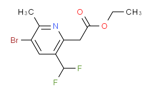 AM121358 | 1806995-17-4 | Ethyl 3-bromo-5-(difluoromethyl)-2-methylpyridine-6-acetate