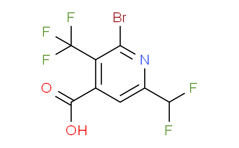 AM121363 | 1805395-28-1 | 2-Bromo-6-(difluoromethyl)-3-(trifluoromethyl)pyridine-4-carboxylic acid