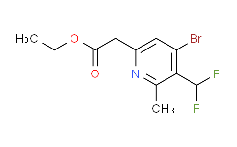 AM121369 | 1805437-68-6 | Ethyl 4-bromo-3-(difluoromethyl)-2-methylpyridine-6-acetate