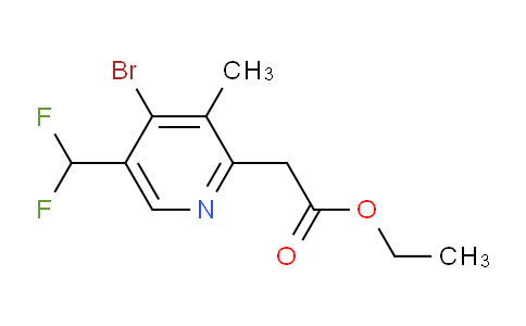 AM121371 | 1805437-74-4 | Ethyl 4-bromo-5-(difluoromethyl)-3-methylpyridine-2-acetate