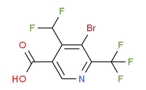 AM121378 | 1805255-37-1 | 3-Bromo-4-(difluoromethyl)-2-(trifluoromethyl)pyridine-5-carboxylic acid