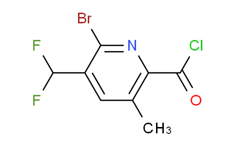 AM121380 | 1805438-27-0 | 2-Bromo-3-(difluoromethyl)-5-methylpyridine-6-carbonyl chloride