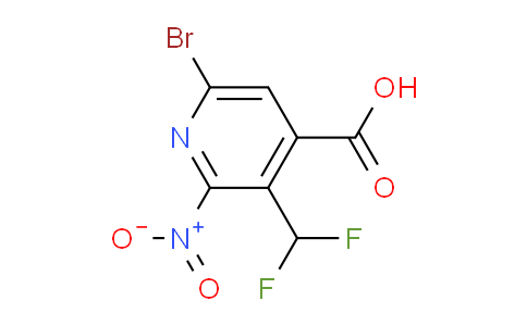 AM121385 | 1806872-91-2 | 6-Bromo-3-(difluoromethyl)-2-nitropyridine-4-carboxylic acid