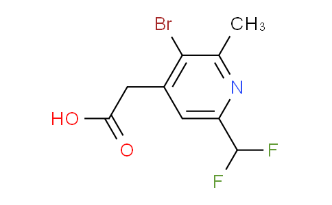 AM121392 | 1806855-77-5 | 3-Bromo-6-(difluoromethyl)-2-methylpyridine-4-acetic acid