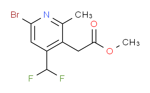 Methyl 6-bromo-4-(difluoromethyl)-2-methylpyridine-3-acetate