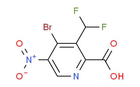 AM121406 | 1806858-57-0 | 4-Bromo-3-(difluoromethyl)-5-nitropyridine-2-carboxylic acid