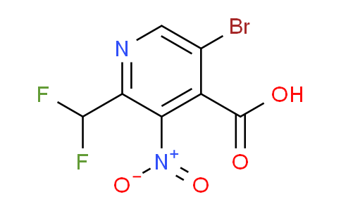 AM121410 | 1806915-51-4 | 5-Bromo-2-(difluoromethyl)-3-nitropyridine-4-carboxylic acid