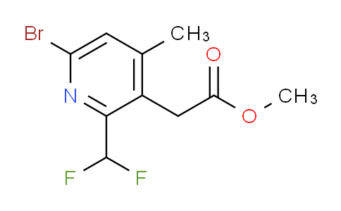 Methyl 6-bromo-2-(difluoromethyl)-4-methylpyridine-3-acetate