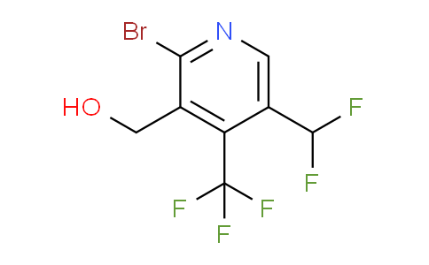 2-Bromo-5-(difluoromethyl)-4-(trifluoromethyl)pyridine-3-methanol